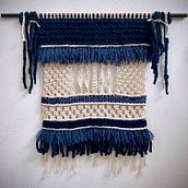 Mi Proyecto del curso: Introducción al macramé: creación de un tapiz decorativo. Un progetto di Macramè di Carla Barba - 16.02.2020
