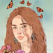Mi Proyecto del curso: Técnicas de ilustración con acuarela digital. Projekt z dziedziny Design, Projektowanie mod, Projektowanie c i frowe użytkownika Maria Duque Reyes - 02.02.2020