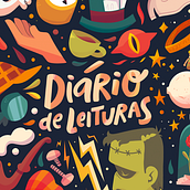 Diário de Leituras - TAG Livros. Design editorial, Ilustração tradicional e Ilustração digital projeto de Isadora Zeferino - 03.06.2019