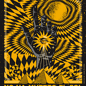 OH'LAVILLE SOLES NEGROS TOUR. Br, ing, Identit, Poster Design, and Traditional illustration project by Juan Caicedo - 09.17.2018