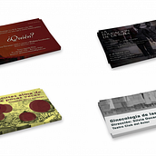 Diseño de flyers. Een project van  Br, ing en identiteit,  Ontwerp y Traditionele illustratie van Rocío Piotti - 01.01.2015