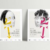 20ª Muestra de Cine Palencia. Een project van 2D-animatie,  Br, ing en identiteit,  Art direction y Grafisch ontwerp van bukleh. tv - 04.02.2020