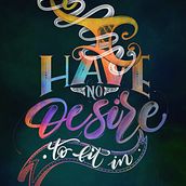 Proyecto Final: I HAVE NO DESIRE TO FIT IN. Un progetto di Calligrafia, Design tipografico e Lettering digitale di Lenti - 05.02.2020