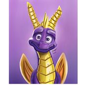 Mi Proyecto del curso: Spyro The Dragon. Drawing, Artistic Drawing, Digital Illustration, Painting, and Video Games project by Christian David Bauza Gomes - 02.06.2020