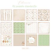 Colección de estampados mi pequeño duendecillo. Un proyecto de Diseño gráfico, Ilustración infantil y Papercraft de onaluStudio - 06.02.2020