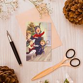 Escena familiar. Un proyecto de Ilustración tradicional e Ilustración infantil de onaluStudio - 06.02.2020