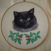 Meu projeto do curso: Needle painting para principiantes. Embroider project by Angélica Daiello - 02.06.2020