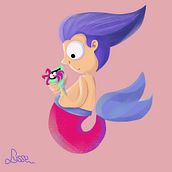 Mermaids. Un progetto di Character design, Illustrazione tradizionale e Illustrazione digitale di Laura Alonso Sanz - 10.05.2019