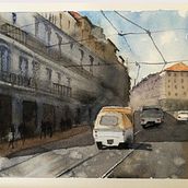 Mi Proyecto del curso: Paisajes urbanos en acuarela. Un proyecto de Bellas Artes de ivanor - 13.02.2020