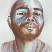 Retrato de LaRaya. Un proyecto de Pintura a la acuarela de LaRaya&Sativarte - 08.02.2020