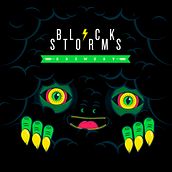 Black Storms Logo + label. Br, ing, Identit, Design, and Traditional illustration project by David González - 06.01.2017