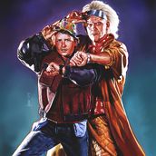 Marty & Doc. Film, Realistic Drawing, Traditional illustration, and Digital Illustration project by Juan José Macías Sánchez - 04.10.2018