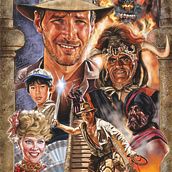 Indiana Jones y el templo maldito. Film, Drawing, Realistic Drawing, Poster Design, and Digital Illustration project by Juan José Macías Sánchez - 02.10.2020