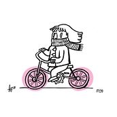 Byyyycicle. Drawing, and Traditional illustration project by Meg HG - 02.10.2020
