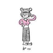 Strong independent woman. Drawing, and Traditional illustration project by Meg HG - 02.10.2020