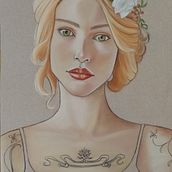 Mi Proyecto del curso: Ilustración con pastel y lápices de colores. Un progetto di Disegno, Disegno artistico, Disegno di ritratti e Pittura di essuvigi - 10.02.2020