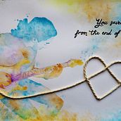 You saved me. Fine Arts, Creativit, Drawing, Pencil Drawing, Artistic Drawing, Portrait Drawing, Traditional illustration, Lettering, Music, Painting, and Watercolor Painting project by Alexia Sánchez Sancibrián - 11.15.2019