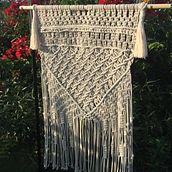 Mi Proyecto del curso: Macramé: nudos básicos y complejos . Un progetto di Macramè di Maria de los A Rodriguez Robles - 12.02.2020