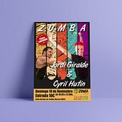 Cartel Zumba Mastercalss. Un proyecto de Diseño de carteles y Diseño gráfico de Luis Alfonso Herrera Diez - 12.02.2020