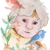 Mi Proyecto del curso: Retrato ilustrado en acuarela. Fine Arts, Drawing, Artistic Drawing, Portrait Drawing, and Traditional illustration project by Rubén Ochoa Angulo - 02.17.2020