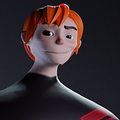 Max criado no Blender 2.8. Een project van 3D van Edson Camacho - 13.02.2020