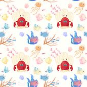 My project in Illustrated Pattern Design course. Digital Design, Digital Illustration, Digital Painting, and Pattern Design project by brooklynpacman - 04.28.2020