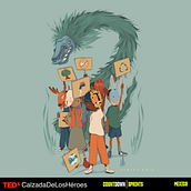 Sprints x TEDx. Un proyecto de Ilustración tradicional y Publicidad de Fabián Ruiz - 13.02.2020