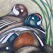 My project in Watercolour on Wood course. Un proyecto de Dibujo artístico y Pintura a la acuarela de Ursula Julve - 14.02.2020