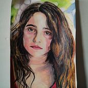 Mi Proyecto del curso:  Retrato realista con lápices de colores. Un proyecto de Dibujo realista de Marina Pascual Pérez - 14.02.2020
