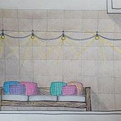 Mi Proyecto del curso: Iniciación al diseño de interiores. Architecture project by Katherine Ramírez Urdaneta - 02.14.2020