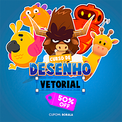 Curso de Desenho Vetorial no Adobe Ilustrator. Een project van  Creativiteit,  Tekening,  Ontwerp, Ontwerp van personages y Grafisch ontwerp van Samuel Pedro - 15.02.2020