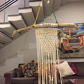 Mi Proyecto del curso: Macramé: nudos básicos y complejos . Un proyecto de Macramé de Irina Rodríguez - 16.02.2020