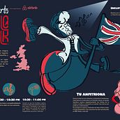 Concierto de Música Folk (Experiencias Airbnb). Un progetto di Design editoriale, Graphic design e Illustrazione tradizionale di Eduardo Pantle - 15.02.2020