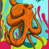 Mi Proyecto del curso: Ilustración vectorial: más volumen y rock and roll. Un proyecto de Dibujo artístico, Ilustración digital e Ilustración vectorial de Alexis Caro Carvajal - 15.02.2020