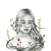 Mi Proyecto del curso: Retrato ilustrado en acuarela. Een project van Digitale illustratie van Judith Cadiz Lobo - 16.02.2020