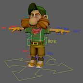 Mi Proyecto del curso: Introducción al rigging para animación. 3D, 3D Animation, and Rigging project by Sergio Díaz Albendea - 02.17.2020