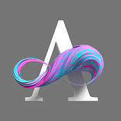Abstract Alphabet. Un proyecto de 3D, Diseño 3D, Diseño tipográfico, Lettering 3D y Tipografía de Eduardo Fajardo - 17.02.2020