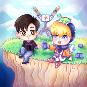 Mis trabajos para Canales de Twitch.  project by holasushi - 12.06.2019