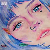 Mi Proyecto del curso: Retrato ilustrado en acuarela.  project by Nirvana Castmont - 02.17.2020