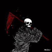 Inktober - Dark October. Traditional illustration project by Marv Castillo - 02.18.2020
