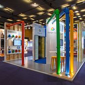 Google stand for Gartner IT Symposium/Xpo™ 2018. Projekt z dziedziny  Architektura, Design, Projektowanie oświetlenia, Projektowanie wnętrz i Produkcja audiowizualna użytkownika Mac Group Stands - 18.02.2020