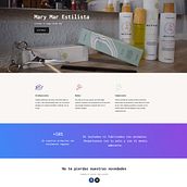 Web Mary Mar Estilista. Web Design, and Photograph project by Juan Ruiz Casafranca - 06.13.2019
