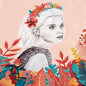 Mi Proyecto del curso: Retrato con lápiz, técnicas de color y Photoshop. Artistic Drawing, and Traditional illustration project by Azu Cennamo - 02.18.2020