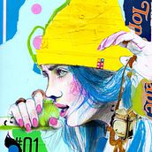 Portraits / Retratos 2020. Collage, Drawing, Portrait Drawing, and Traditional illustration project by Zé Otavio - 02.19.2020