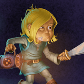 My painting for Characters: Color and Light course. Een project van Ontwerp van personages y Traditionele illustratie van Chris Blackstock - 19.02.2020