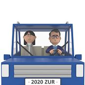 Zurich — Pero mira como viene. 3D Animation, and Character Animation project by Toni Dominguez - 12.20.2019