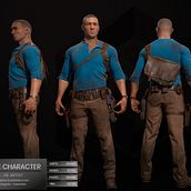 Adventure Character. Un projet de Conception de personnages 3D , et Modélisation 3D de Cristian Castro C. - 19.04.2019