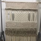Proyecto de Carmina del curso: Introducción al macramé. Macramé project by juanluis_bort - 02.17.2020