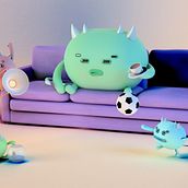 Mi Proyecto del curso: Introducción exprés al 3D: de cero a render con Cinema 4D Ein Projekt aus dem Bereich 3D und 3-D-Modellierung von Noelia Gómez Moreno - 19.02.2020