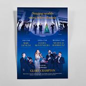 Flyer para Glory Crampton. Un proyecto de Diseño gráfico de Nora Márquez Rey - 07.01.2020